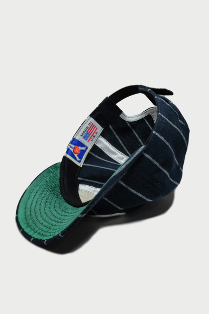 The Logo G (Navy Pinstripe)
